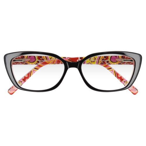 A18015 NEGRO,ACETATO, MEDIANO, LIGEROS, UNISEX, OJO DE GATO