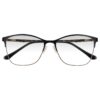 BC3041 NEGRO,METALICOS, MEDIANO, LIGEROS, UNISEX, OJO DE GATO
