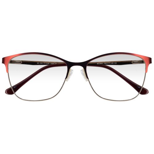 BC3041 ROJO,METALICOS, MEDIANO, LIGEROS, UNISEX, OJO DE GATO