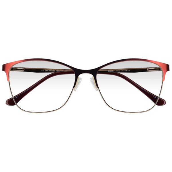 BC3041 ROJO,METALICOS, MEDIANO, LIGEROS, UNISEX, OJO DE GATO
