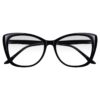 MZ1158 NEGRO,METALICOS, MEDIANO, LIGEROS, UNISEX, OJO DE GATO