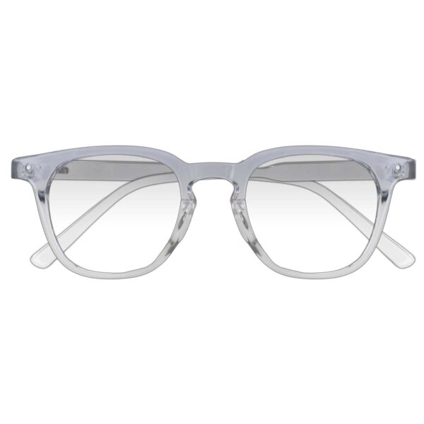20394 GRIS TRANSPARENTE,PASTA, MEDIANO, LIGEROS, UNISEX, REDONDOS