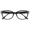 7110 NEGRO GRIS,ACETATO, MEDIANO, LIGEROS, UNISEX, OJO DE GATO