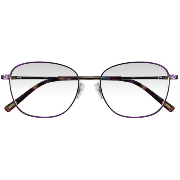 HA7816 VIOLETA, METAL, MEDIANO, LIGEROS, DAMA, OVALADO