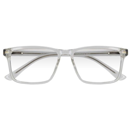9142 TRANSPARENTE, PASTA, MEDIANO, LIGEROS, UNISEX, RECTANGULARES