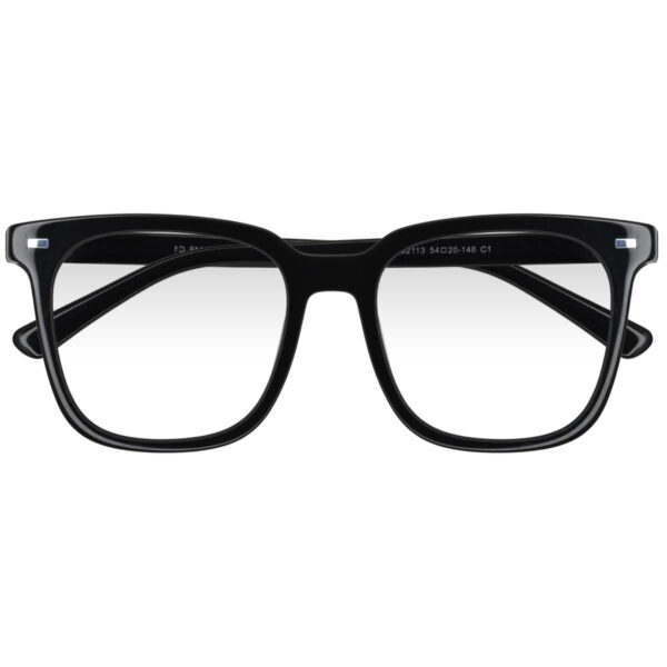 RD92113 NEGRO, ACETATO, GRANDES LIGEROS, UNISEX, CUADRADO