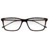 T7048 CAREY CAFE TRANSPARENTE, ACETATO, GRANDES LIGEROS, UNISEX, CUADRADO