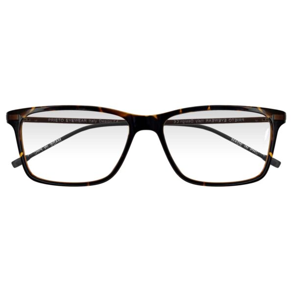 T7048 CAREY CAFE TRANSPARENTE, ACETATO, GRANDES LIGEROS, UNISEX, CUADRADO