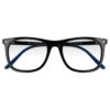 8001 NEGRO, ACETATO, MEDIANO LIGEROS, UNISEX, CUADRADO