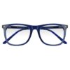 8001 AZUL, ACETATO, MEDIANO LIGEROS, UNISEX, CUADRADO