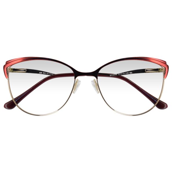 BC2048 ROJO, METALICO, MEDIANO LIGEROS, DAMA, OJO DE GATO