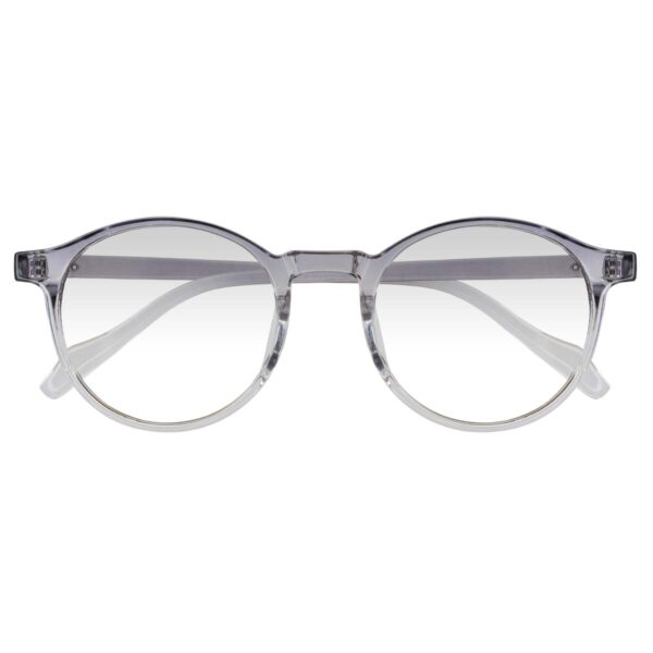 20350H GRIS TRANSPARENTE, PASTA, MEDIANO, LIGEROS, UNISEX, REDONDO