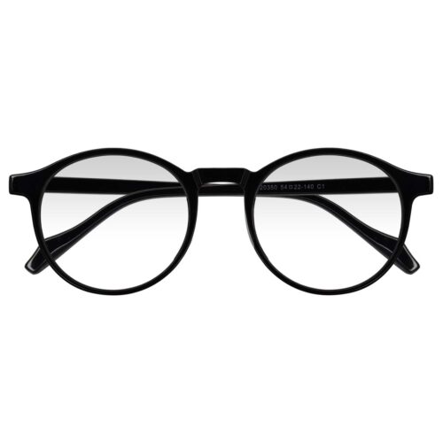 20350H NEGRO, PASTA, MEDIANO, LIGEROS, UNISEX, REDONDO
