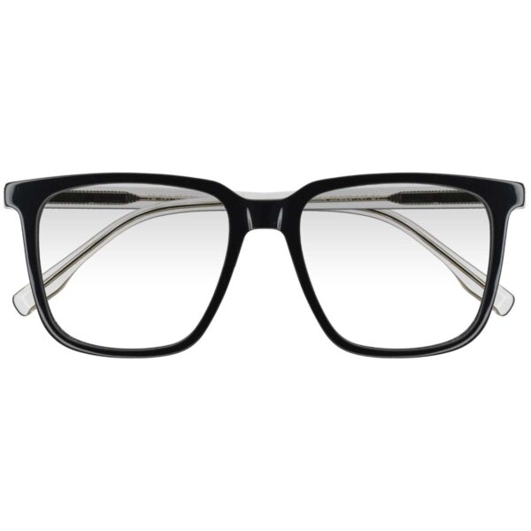 8004 NEGRO, ACETATO, GRANDE, LIGEROS, UNISEX, CUADRADO