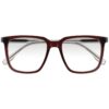 8004 ROJO, ACETATO, GRANDE, LIGEROS, UNISEX, CUADRADO