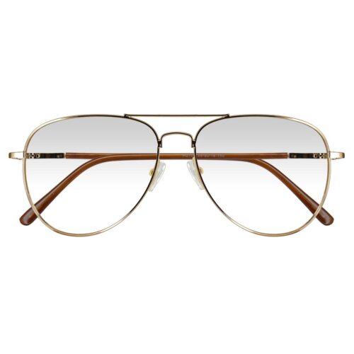 H2105H DORADO, METALICO, MEDIANO, LIGEROS, UNISEX, AVIADOR