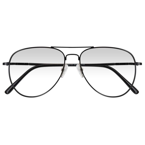 H2105H NEGRO, METALICO, MEDIANO, LIGEROS, UNISEX, AVIADOR