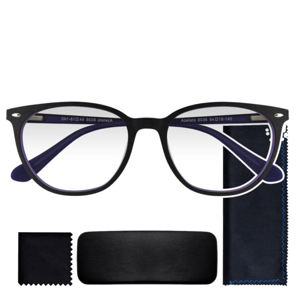 8036 NEGRO LINEA VIOLETA
