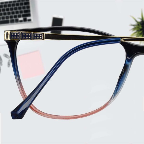LENTES VISTA CANSADA, PRESBICIA, ANTIFATIGA, LENTES PARA LECTURA PASTA OT1816 AZUL-ROSA