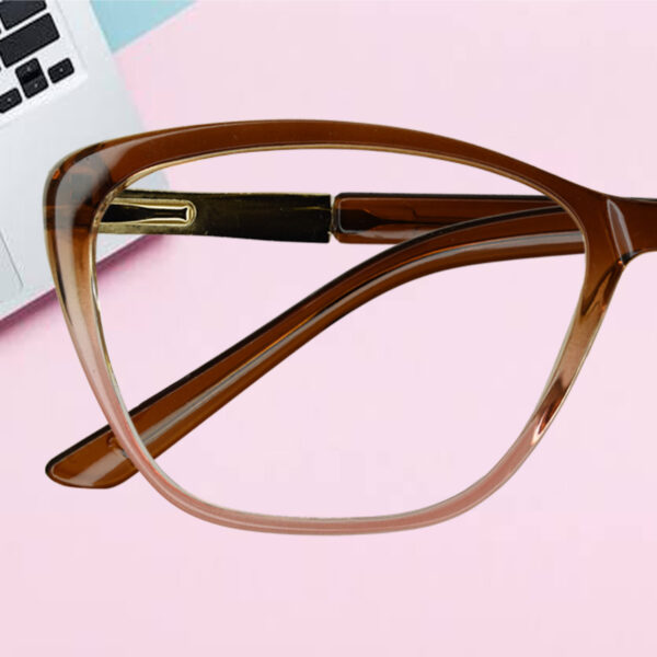 LENTES VISTA CANSADA, PRESBICIA, ANTIFATIGA, LENTES PARA LECTURA PASTA OT1824 CAFE