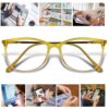 LENTES VISTA CANSADA, PRESBICIA, ANTIFATIGA, LENTES PARA LECTURA PASTA OT1816 AMARILLO