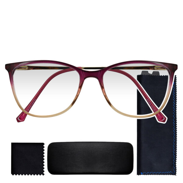 LENTES VISTA CANSADA, PRESBICIA, ANTIFATIGA, LENTES PARA LECTURA PASTA OT1816 ROSA