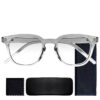 LENTES VISTA CANSADA, PRESBICIA, ANTIFATIGA, LENTES PARA LECTURA PASTA 20395 GRIS-TRANSPARENTE